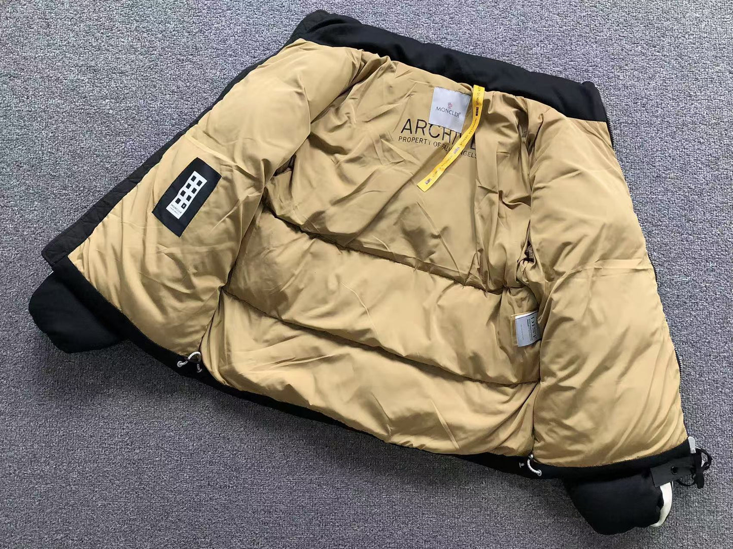 Moncler x Palm Angels Rodman Short Down Jacket Black