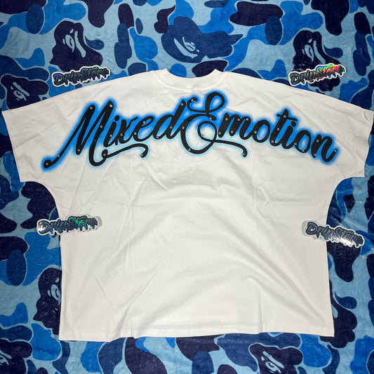 Mixed Emotion Pearl Tee White
