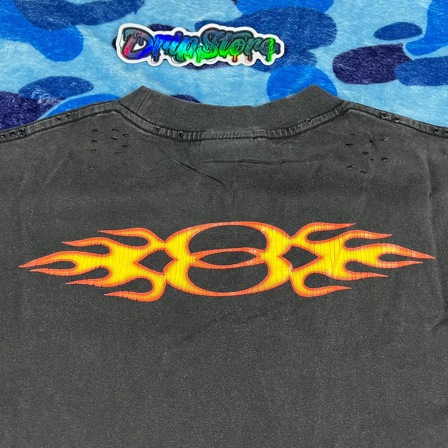 Remera Balenciaga Burning Unity Negra M
