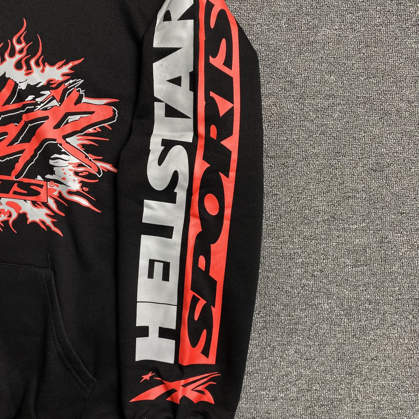 Hellstar Sports Future Flame Hoodie Black 5