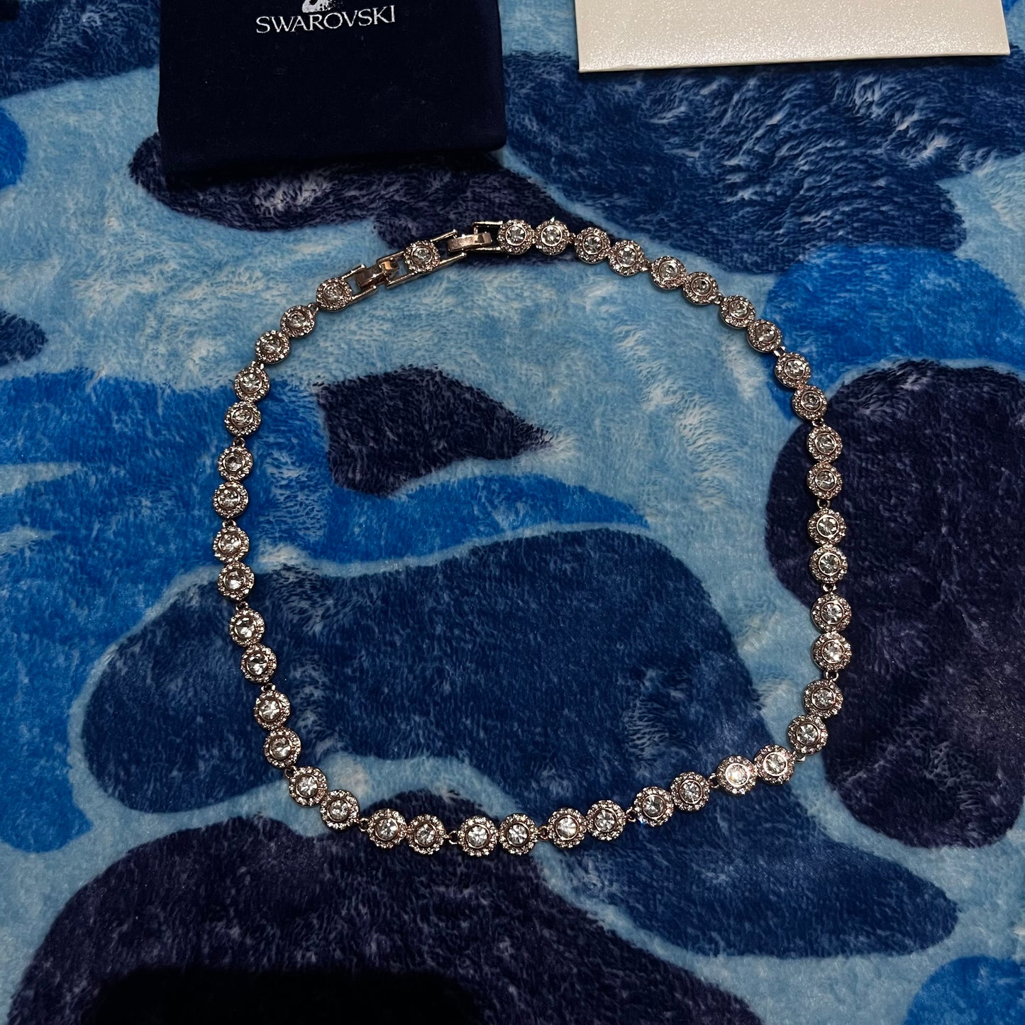Gargantilla Swarovski Angelic Dorado