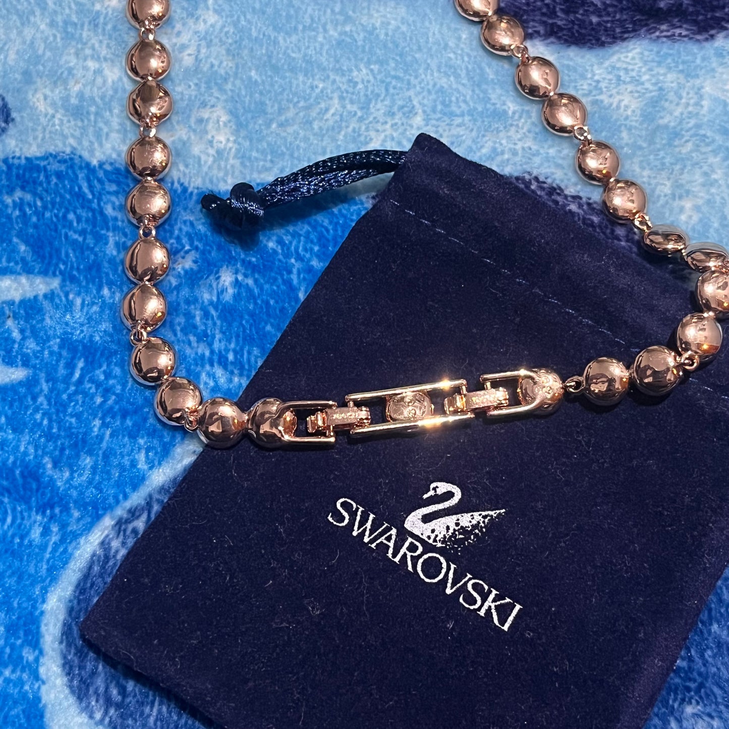 Gargantilla Swarovski Angelic Dorado