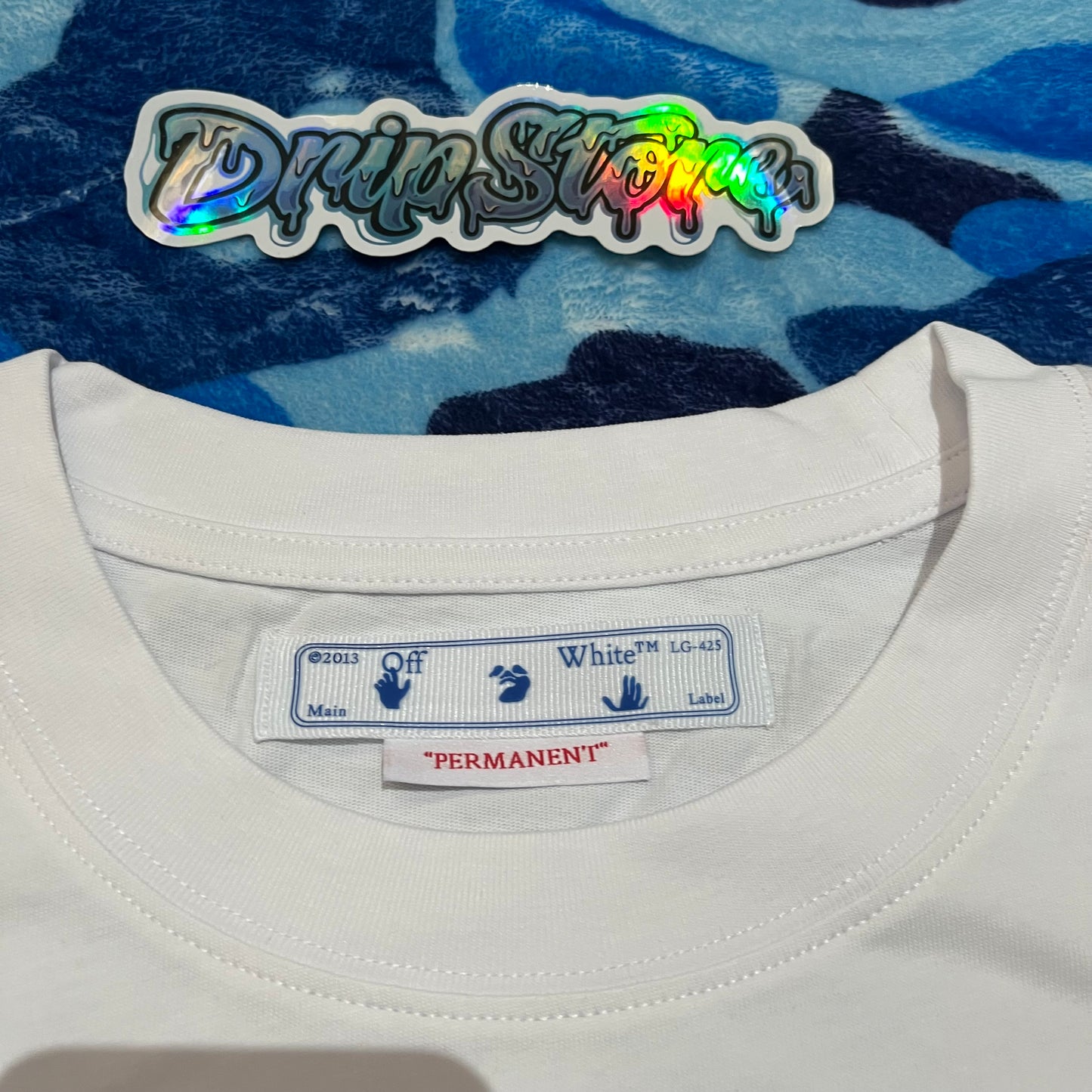 Remera Off White Mona Lisa L