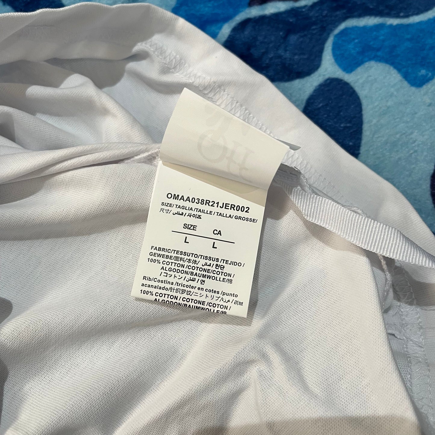 Remera Off White Caravaggio L