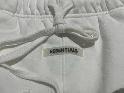 FEAR OF GOD ESSENTIALS SWEAT SHORTS WHITE