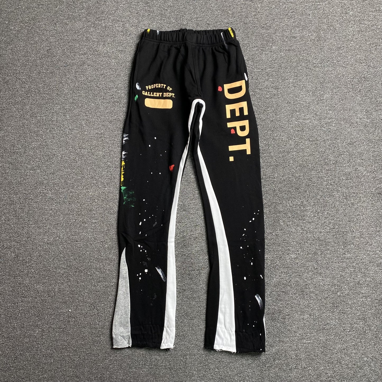 Gallery-Dept-Painted-Sweatpants-Black-Drip Store Argentina