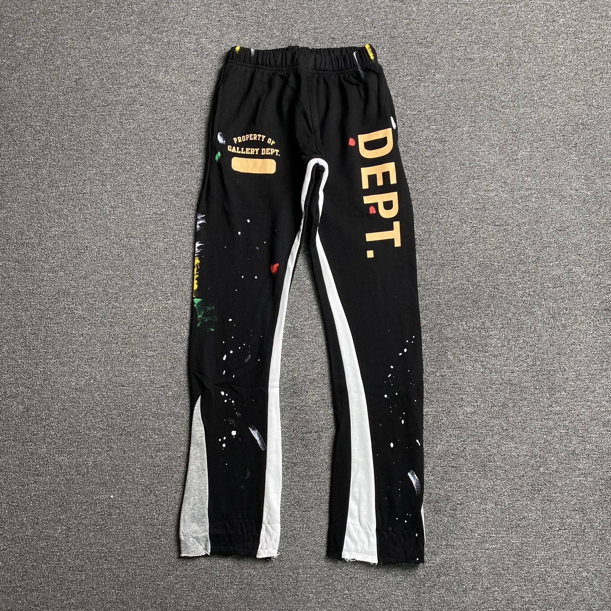 Gallery-Dept-Painted-Sweatpants-Black-Drip Store Argentina