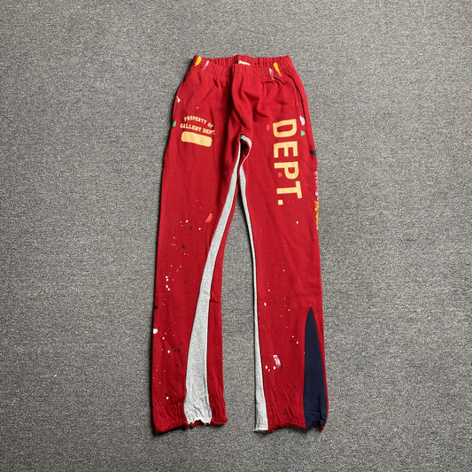 Gallery-Dept-Painted-Sweatpants-Red-Drip Store Argentina