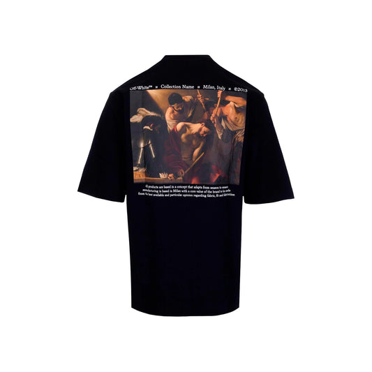 OFF-WHITE CARAVAGGIO THE CROWNING WITH THORNS T-SHIRT BLACK