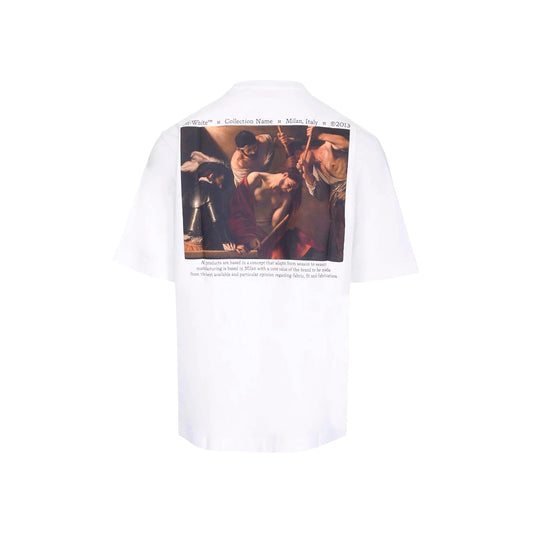OFF-WHITE CARAVAGGIO THE CROWNING WITH THORNS T-SHIRT WHITE