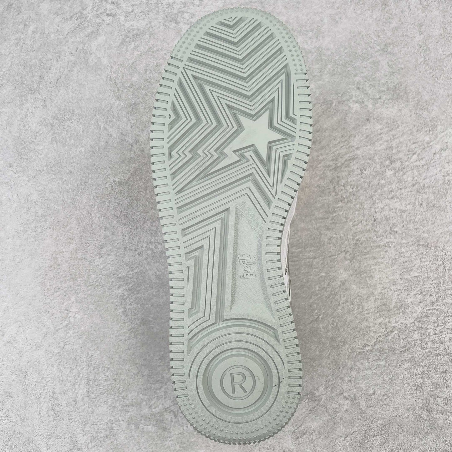 A Bathing Bape Sta White Silver Grey