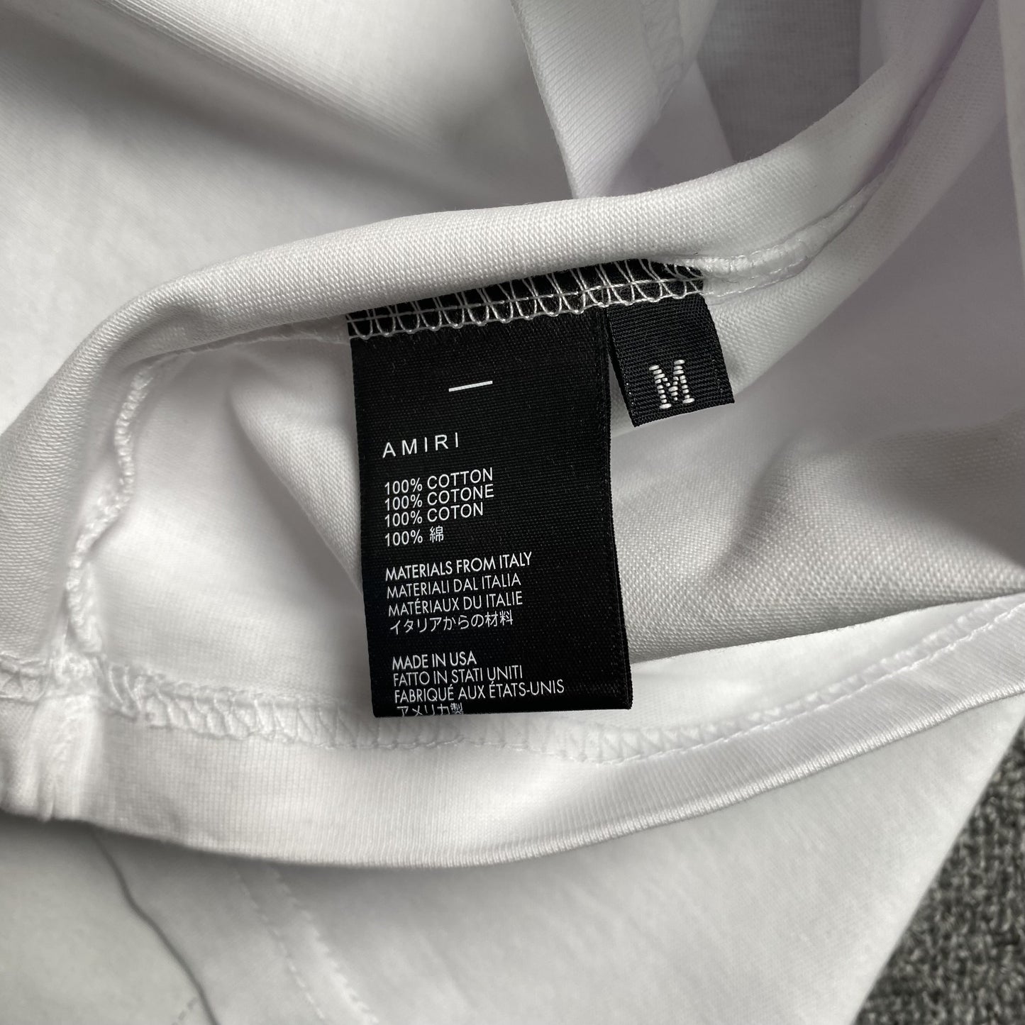 Amiri Arts District Tee White-Drip Store Argentina