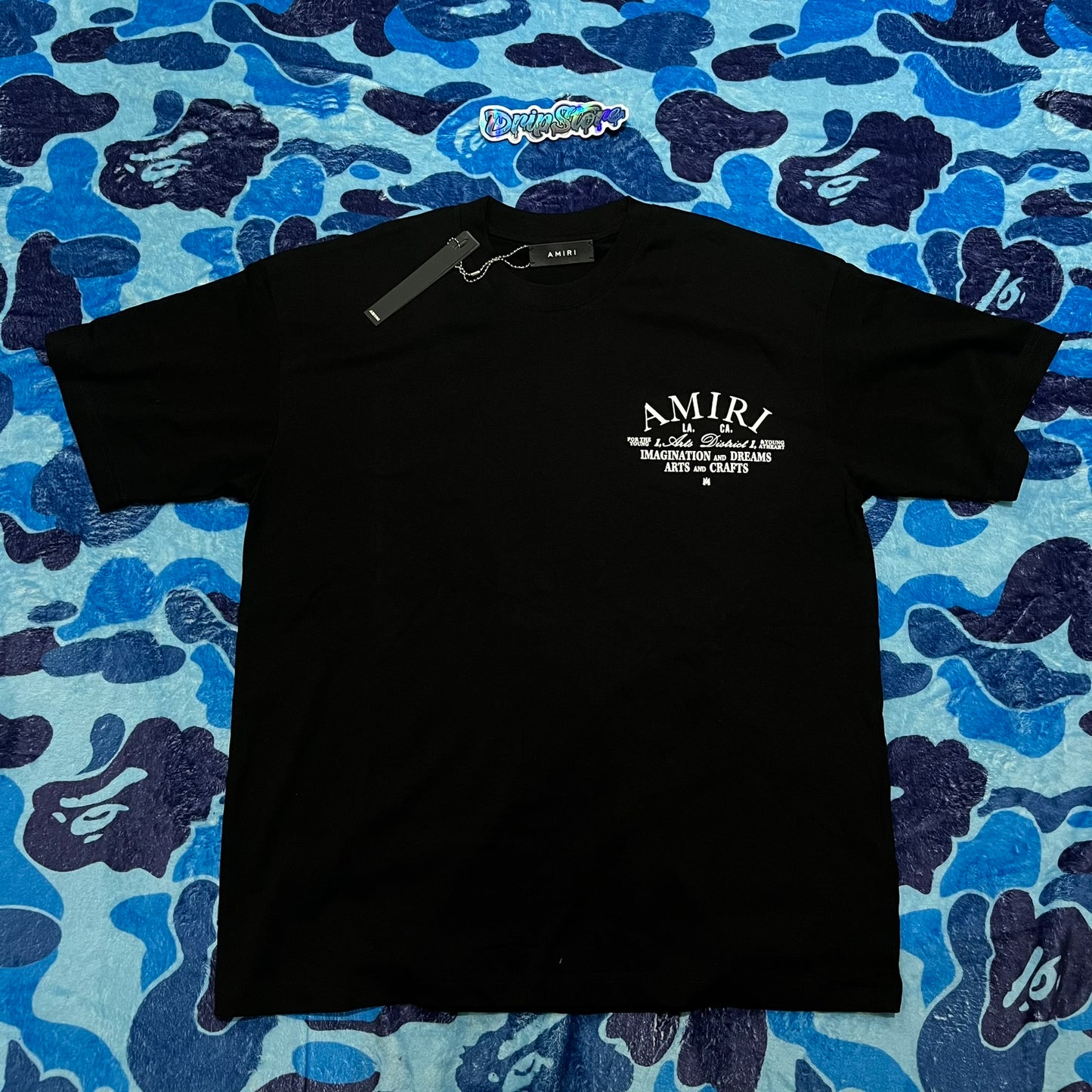 Amiri Black Arts District Tee Black-Drip Store Argentina