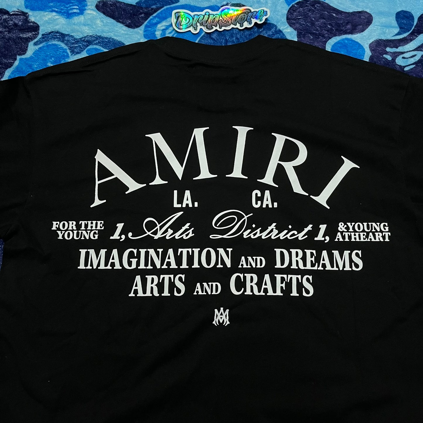 Amiri Black Arts District Tee Black-Drip Store Argentina