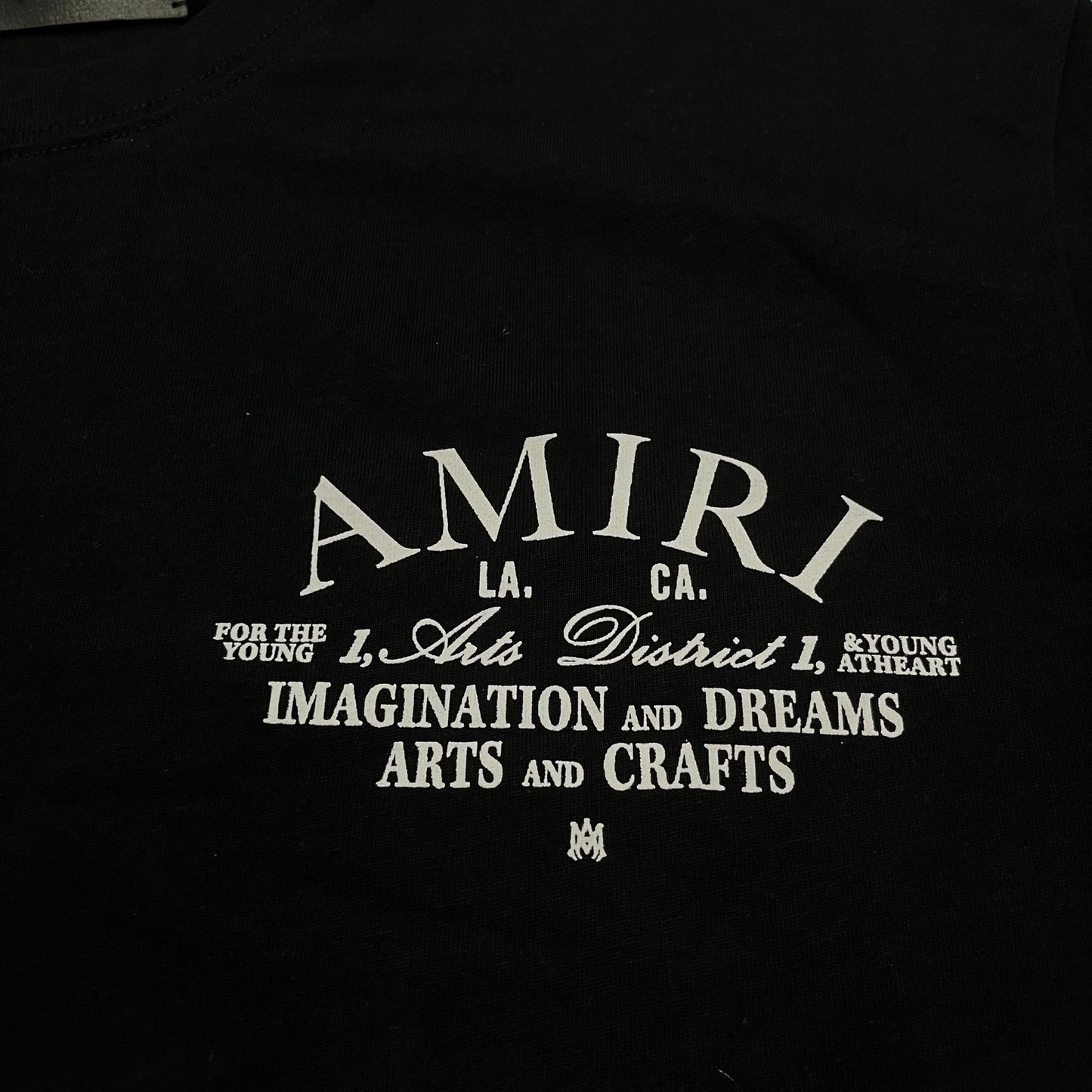 Amiri Black Arts District Tee Black-Drip Store Argentina