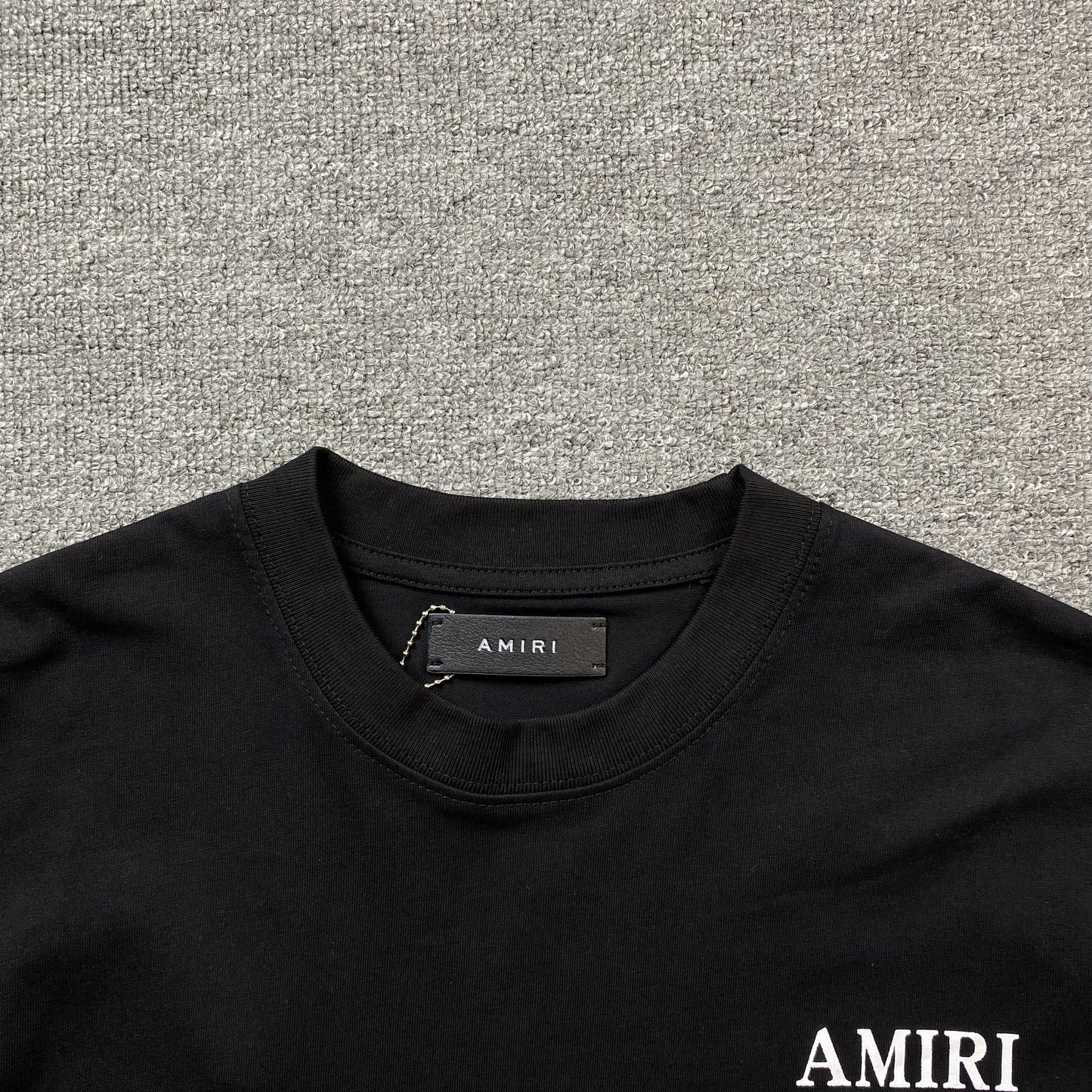 Amiri Bones Tee Black-Drip Store Argentina