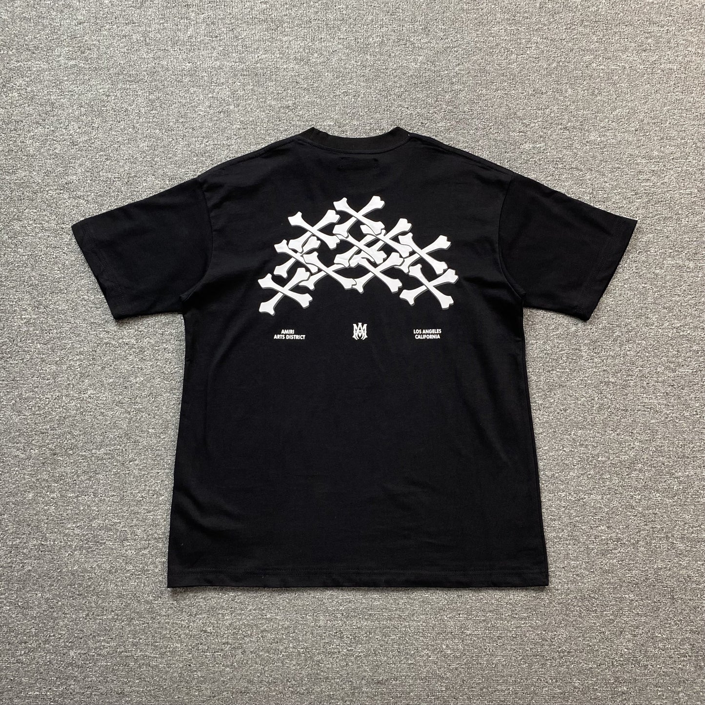 Amiri Bones Tee Black-Drip Store Argentina