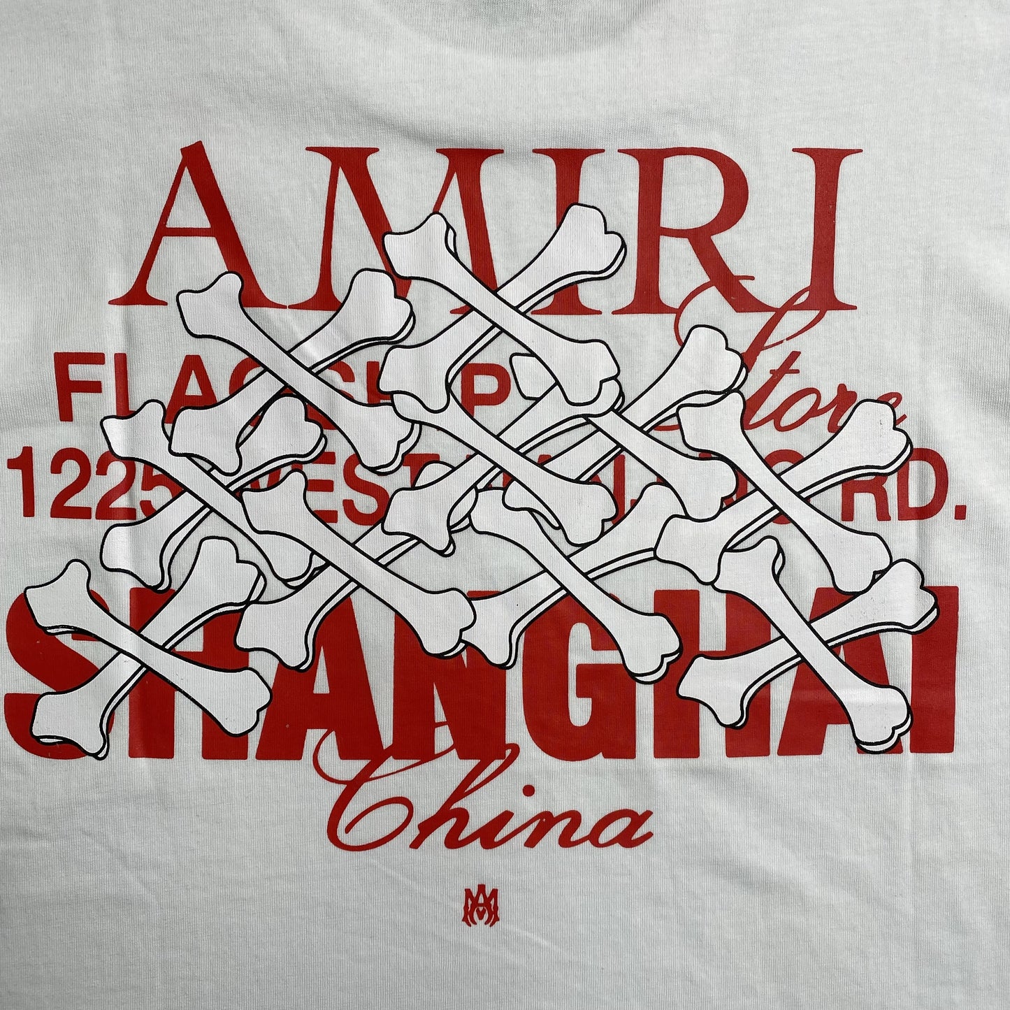 Amiri Bones Tee White-Drip Store Argentina