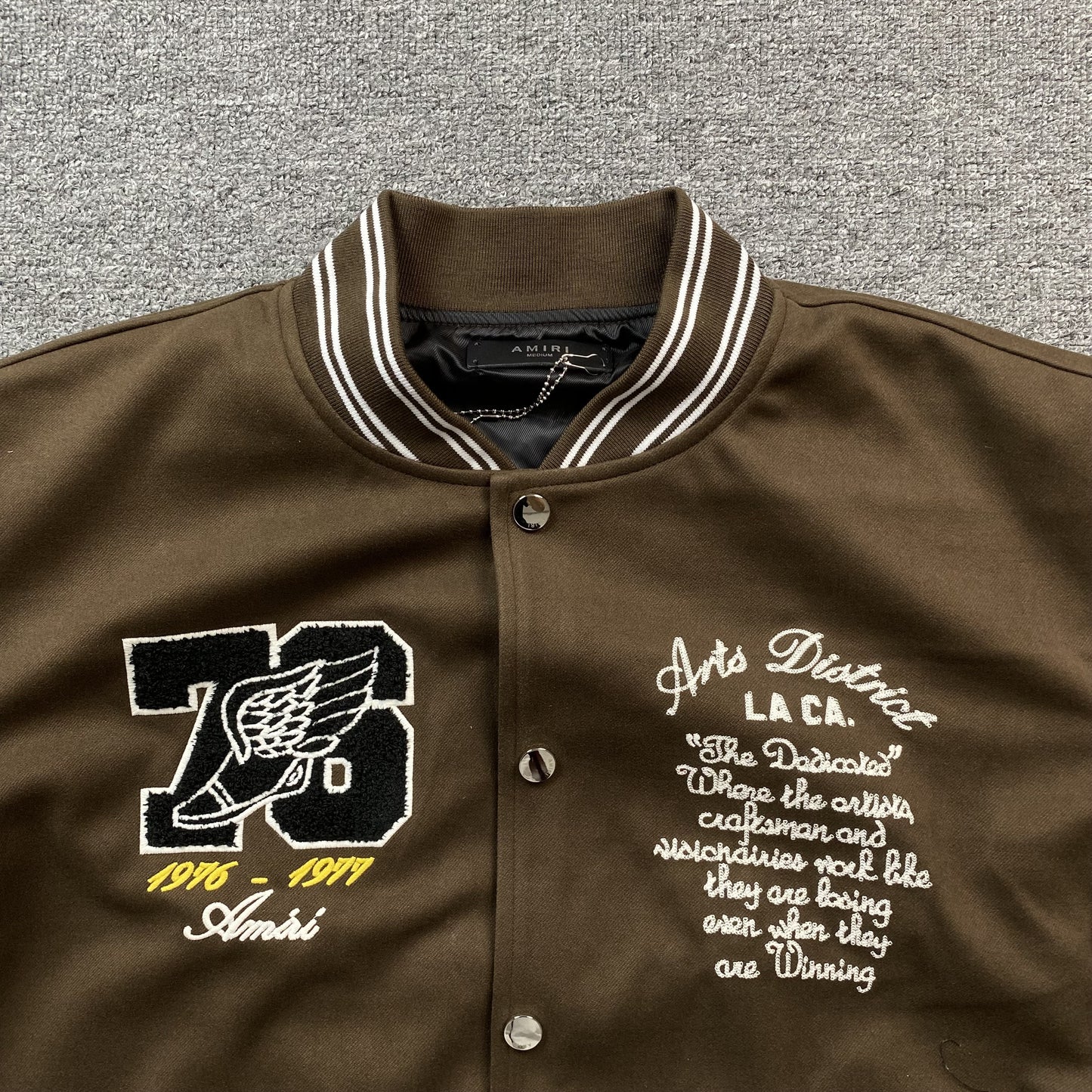 Amiri Eagle Bomber Jacket Brown-Drip Store Argentina