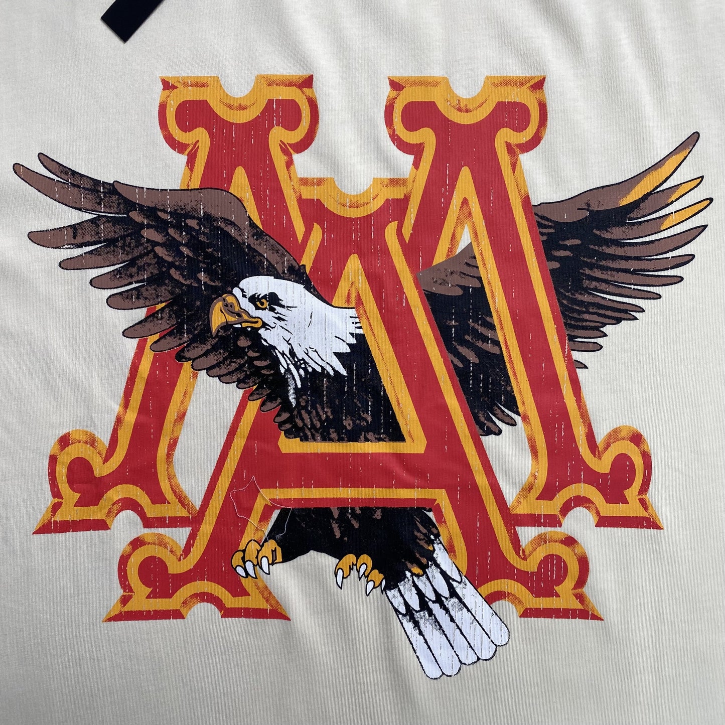 Amiri Eagle Tee White-Drip Store Argentina