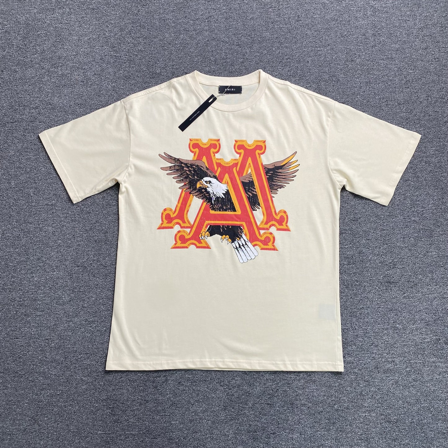 Amiri Eagle Tee White-Drip Store Argentina