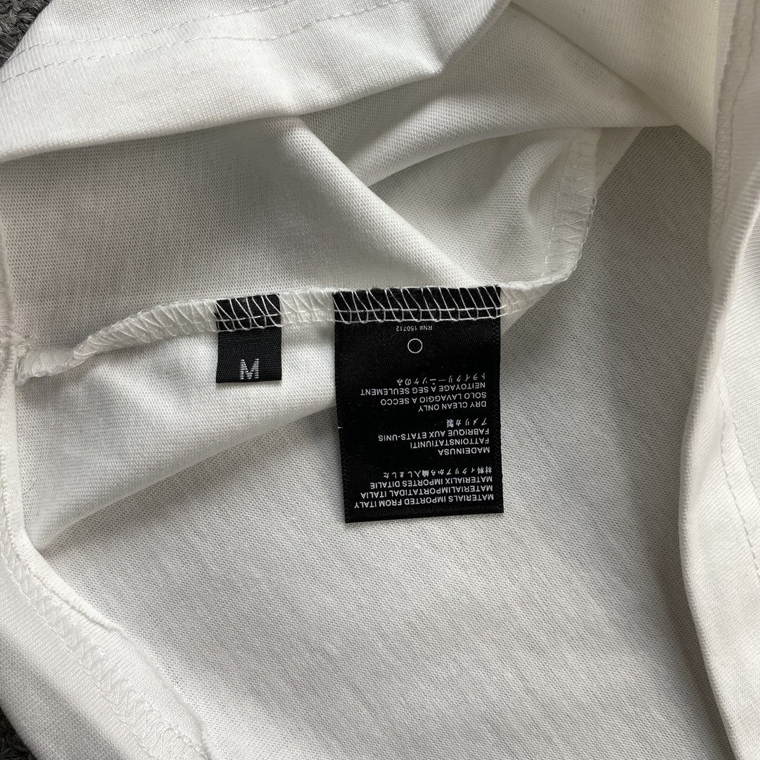 Amiri Floral Logo Tee White-Drip Store Argentina