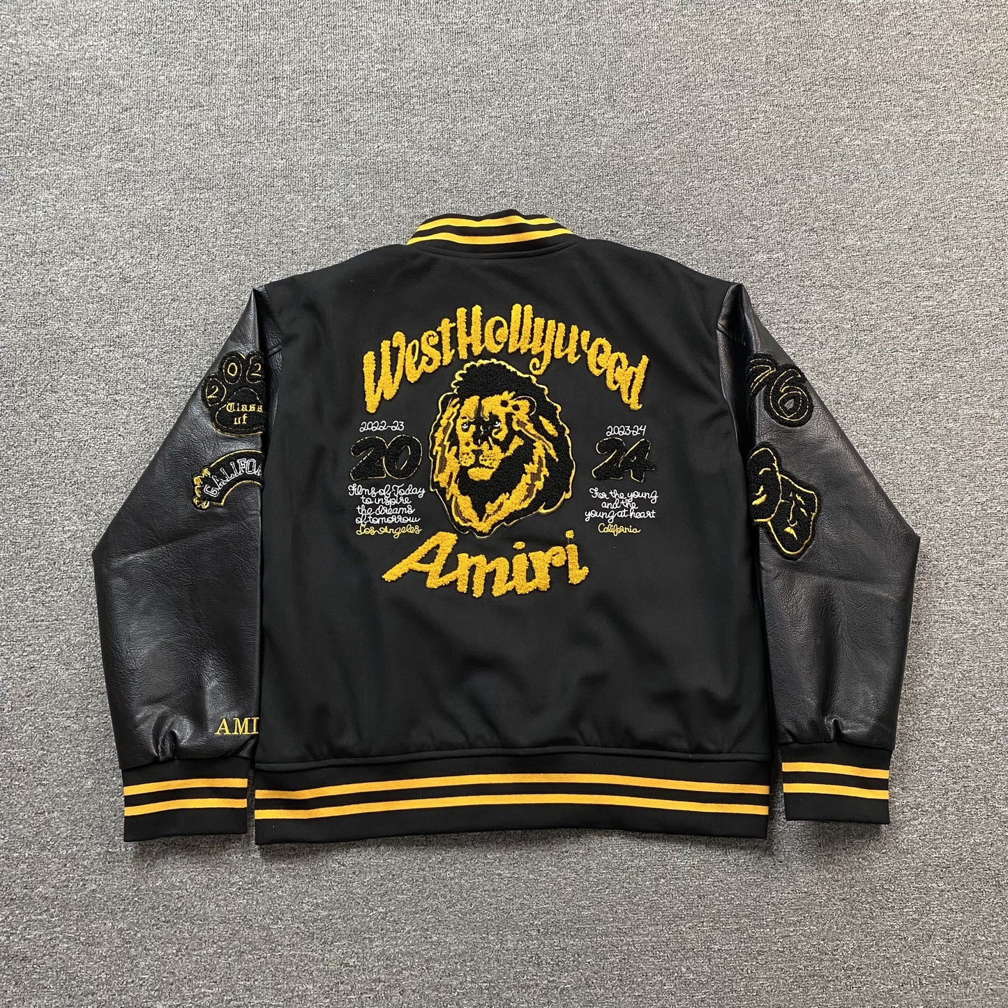 amiri-lion-varsity-jacket-black-2-Drip Store Argentina