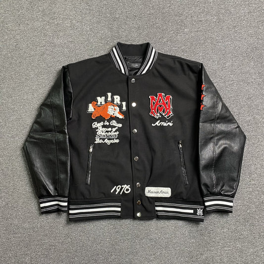 amiri-logo-patch-varsity-jacket-black-Drip Store Argentina