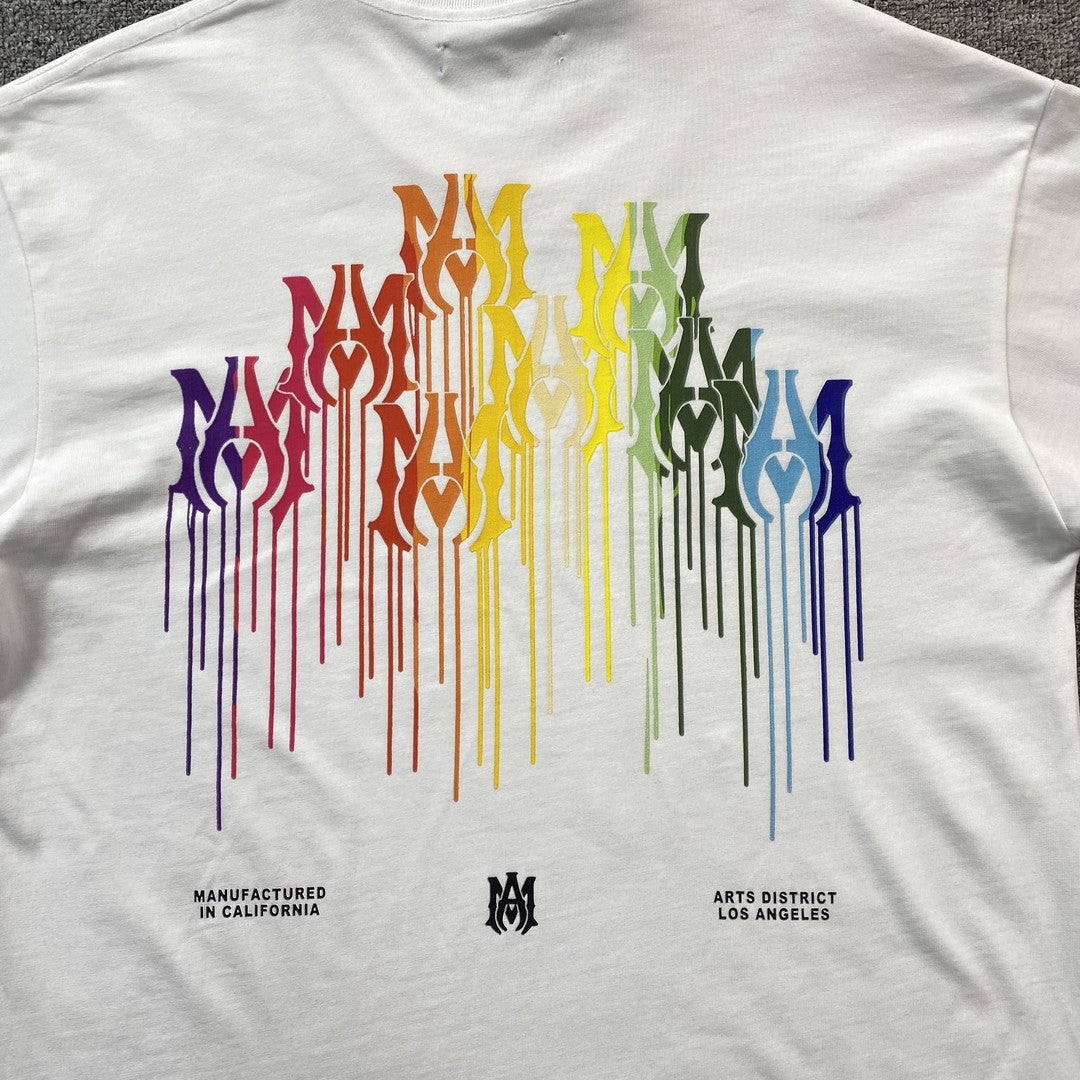 Amiri Ma Drip Collage Tee White-Drip Store Argentina