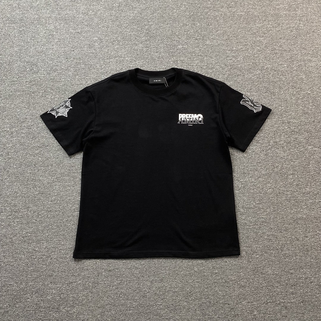Amiri Premier Tee Black-Drip Store Argentina
