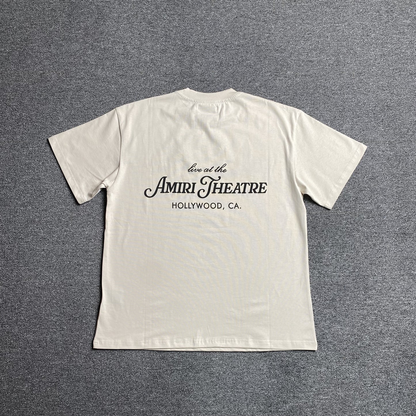 amiri-theatre-flocked-tee-beige-Drip Store Argentina