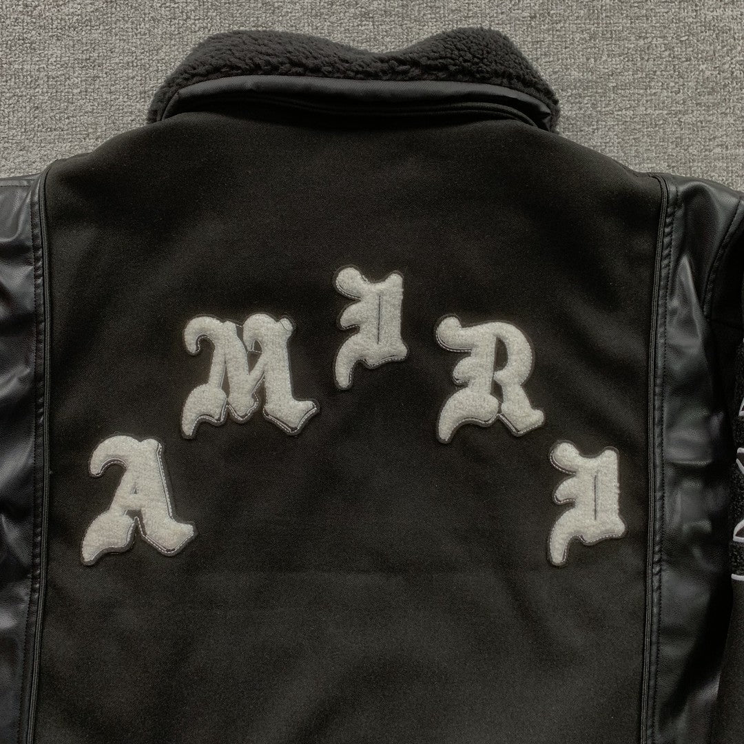 Amiri Wes Lang Bomber Jacket Black-Drip Store Argentina