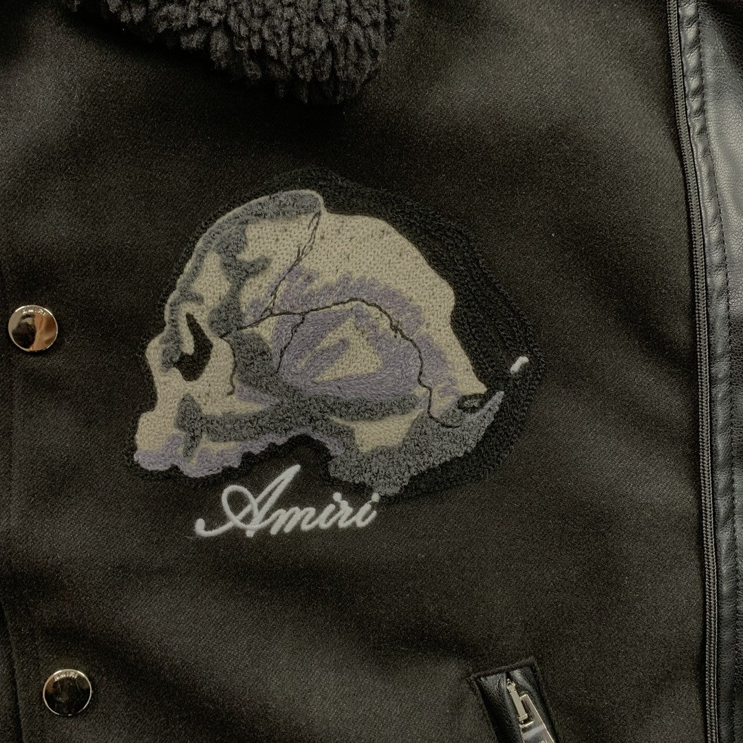 Amiri Wes Lang Bomber Jacket Black-Drip Store Argentina