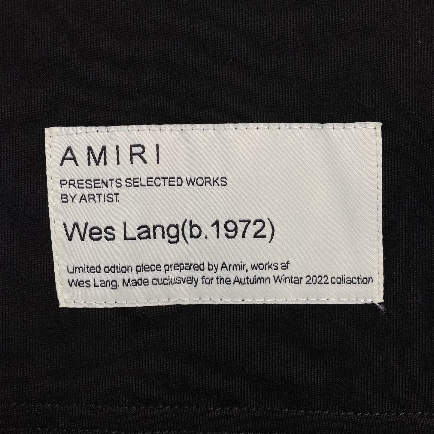 Amiri X Wes Lang Solar Kings Tee Black-Drip Store Argentina