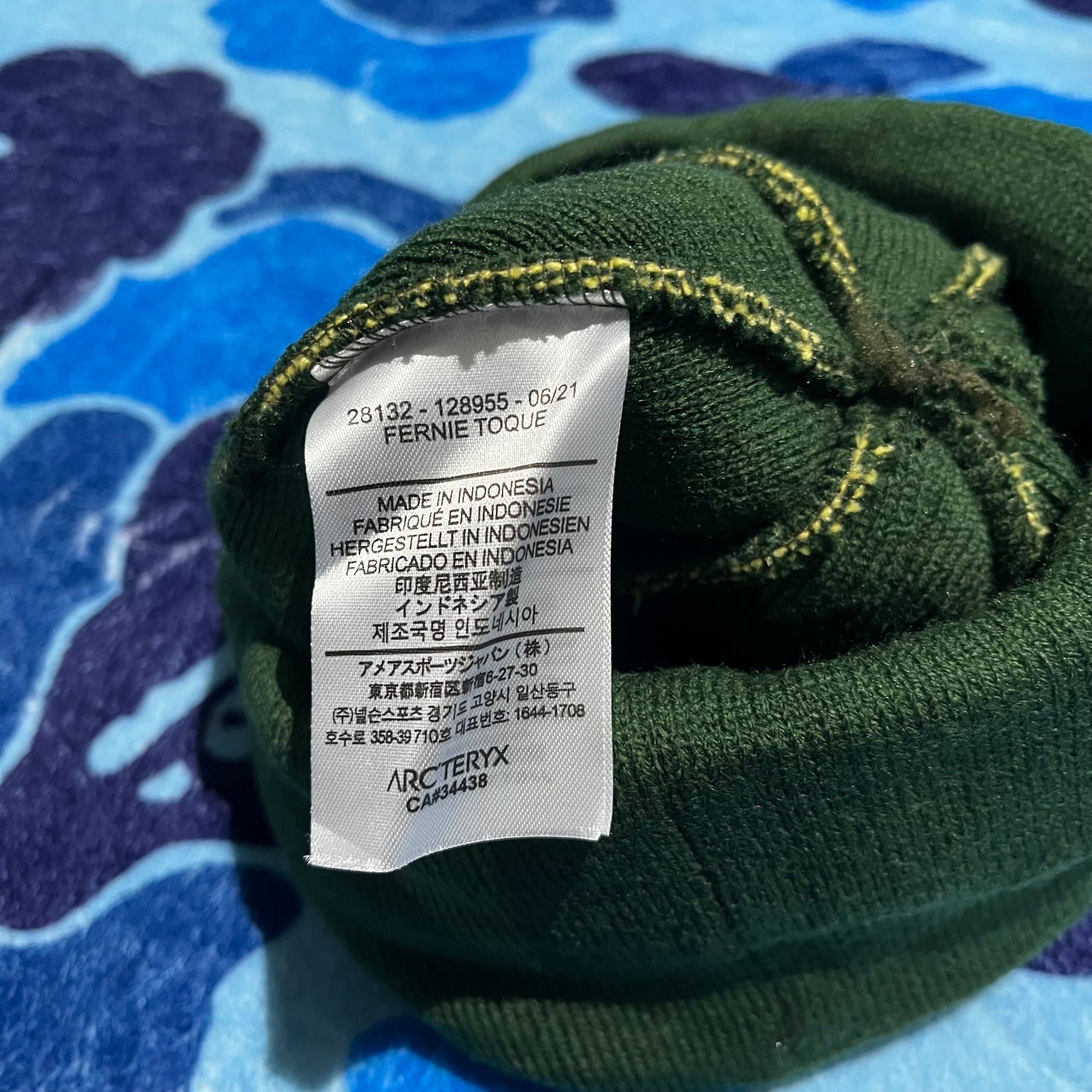 arcteryx-bird-word-toque-beanie-green-6-Drip Store Argentina
