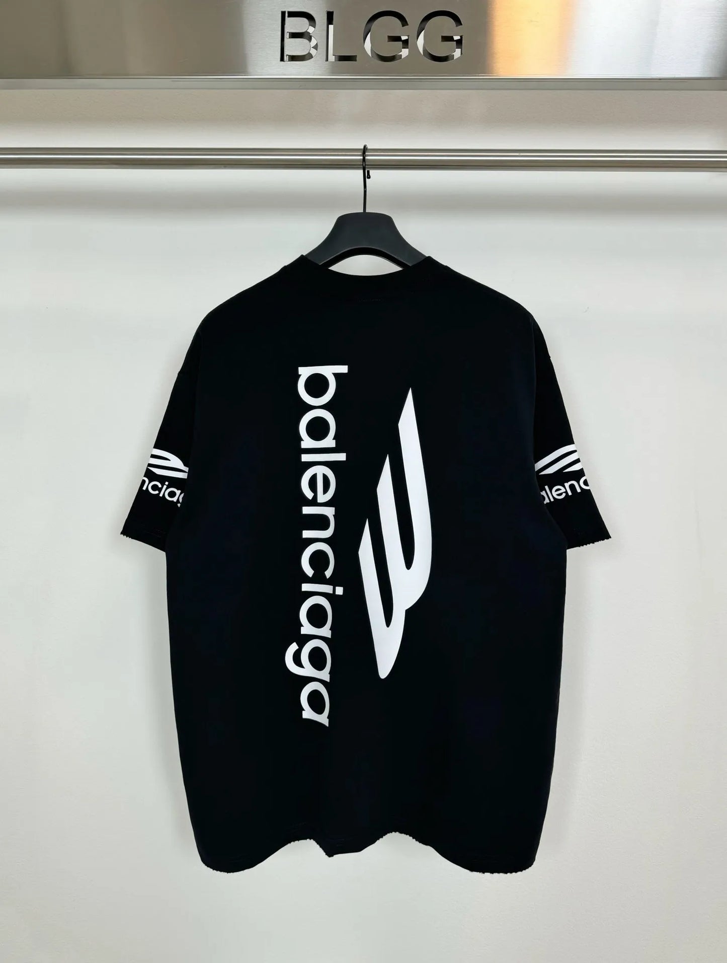 BALENCIAGA 3B LOGO T-SHIRT BLACK-Drip Store Argentina