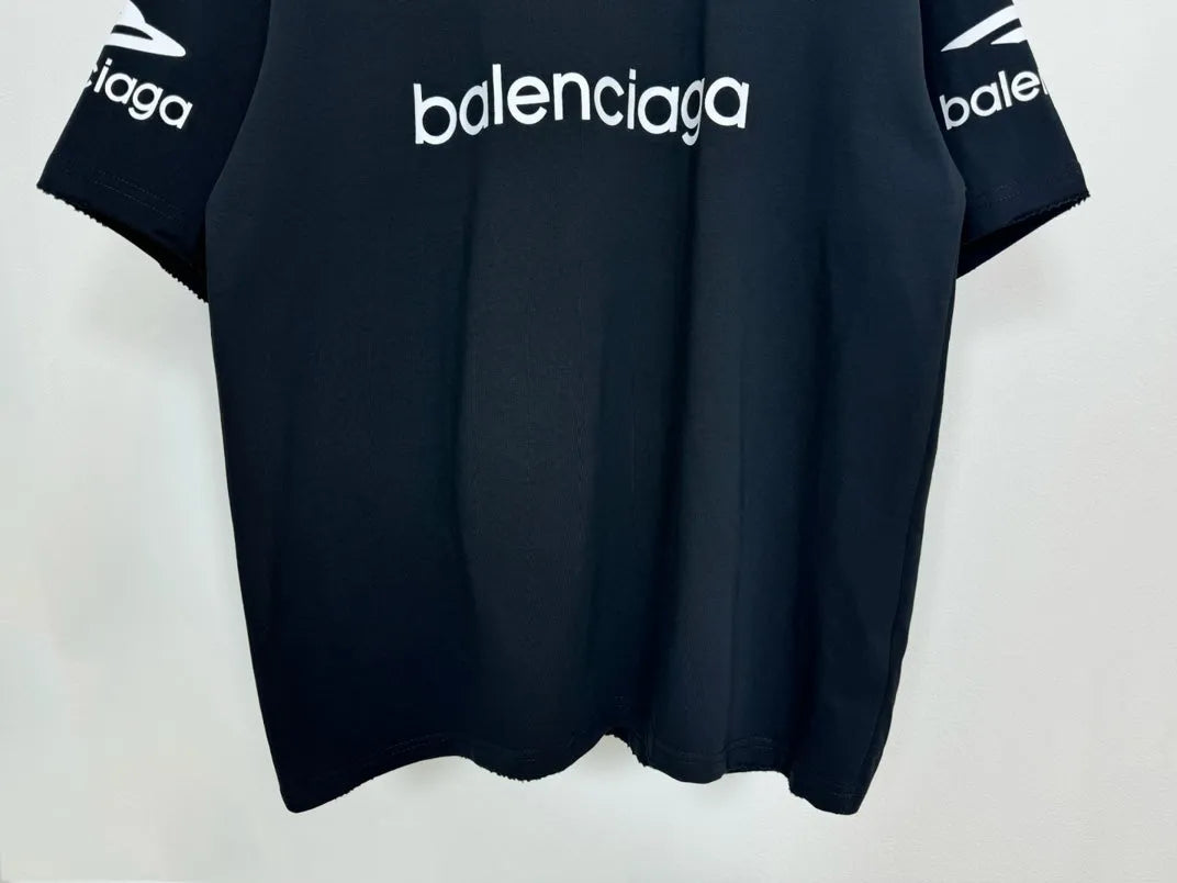 BALENCIAGA 3B LOGO T-SHIRT BLACK-Drip Store Argentina