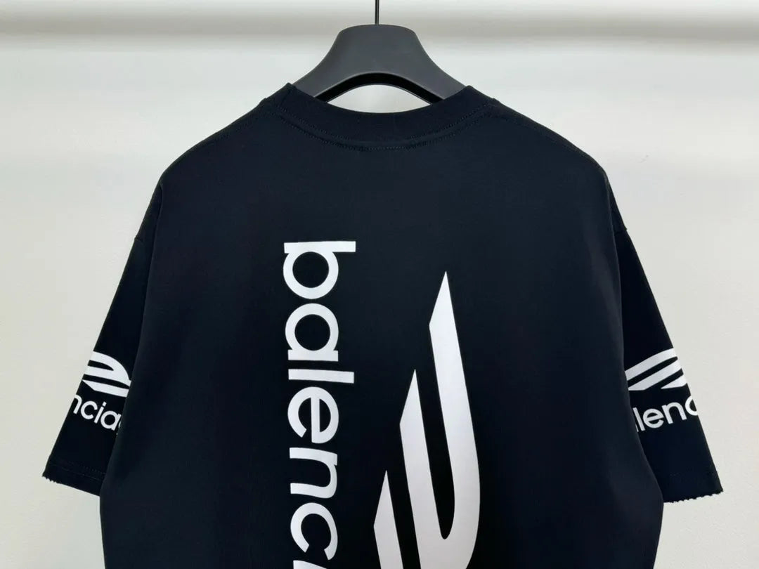 BALENCIAGA 3B LOGO T-SHIRT BLACK-Drip Store Argentina