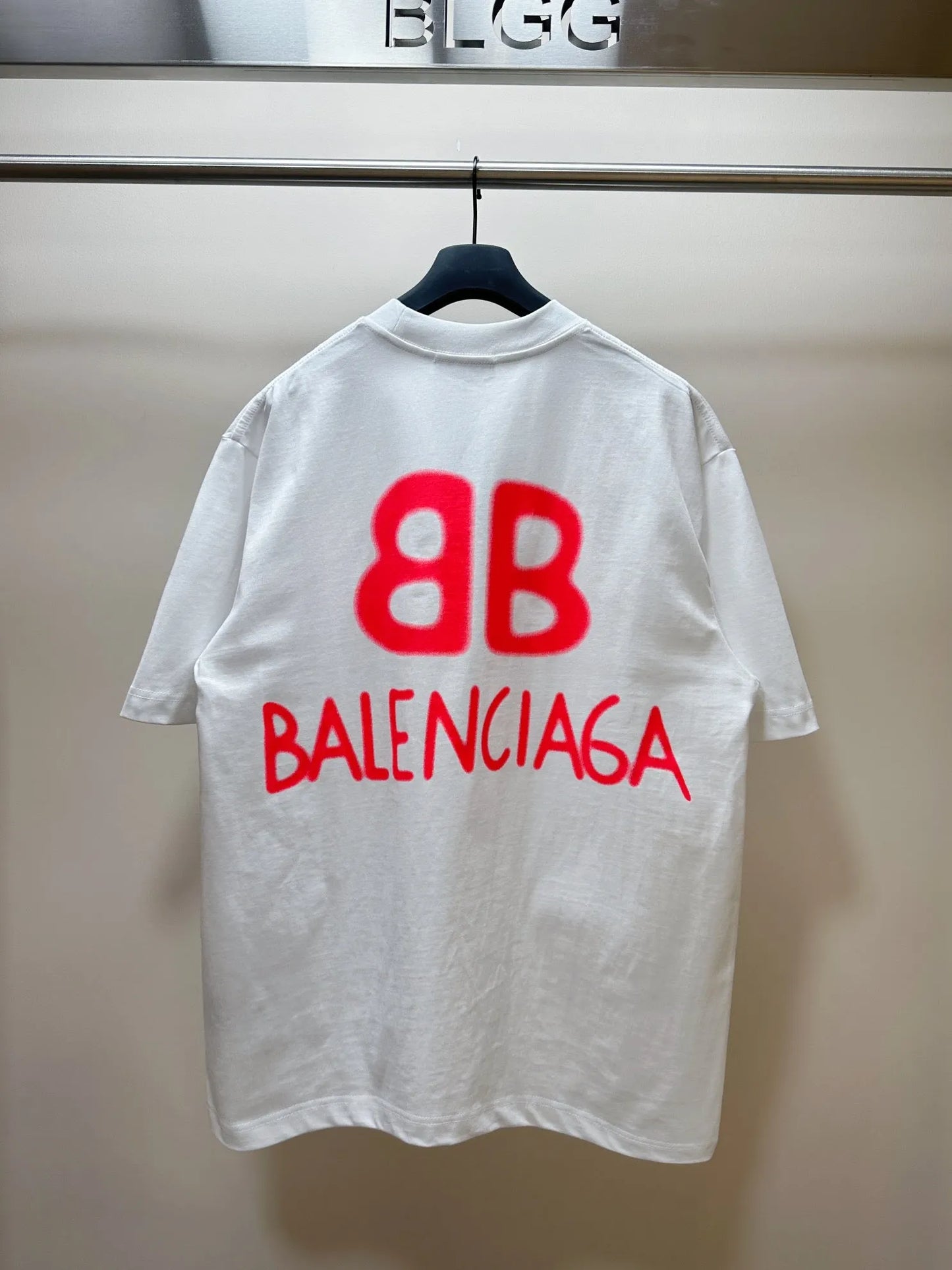 BALENCIAGA ART LOGO T-SHIRT WHITE-Drip Store Argentina