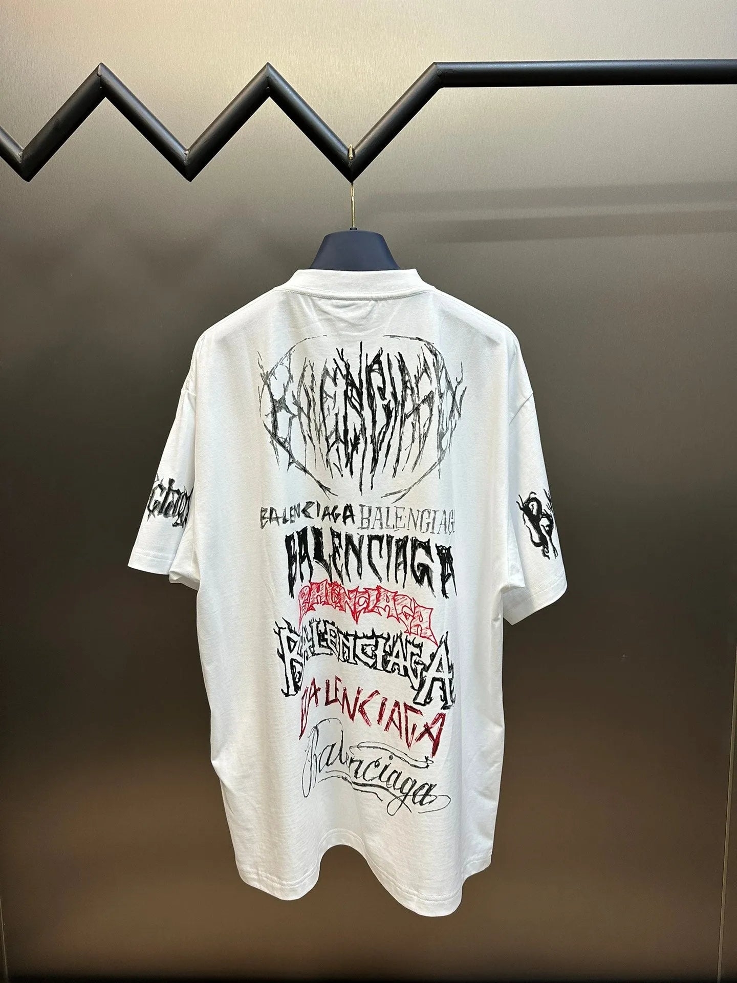 BALENCIAGA DIY METAL T-SHIRT WHITE-Drip Store Argentina
