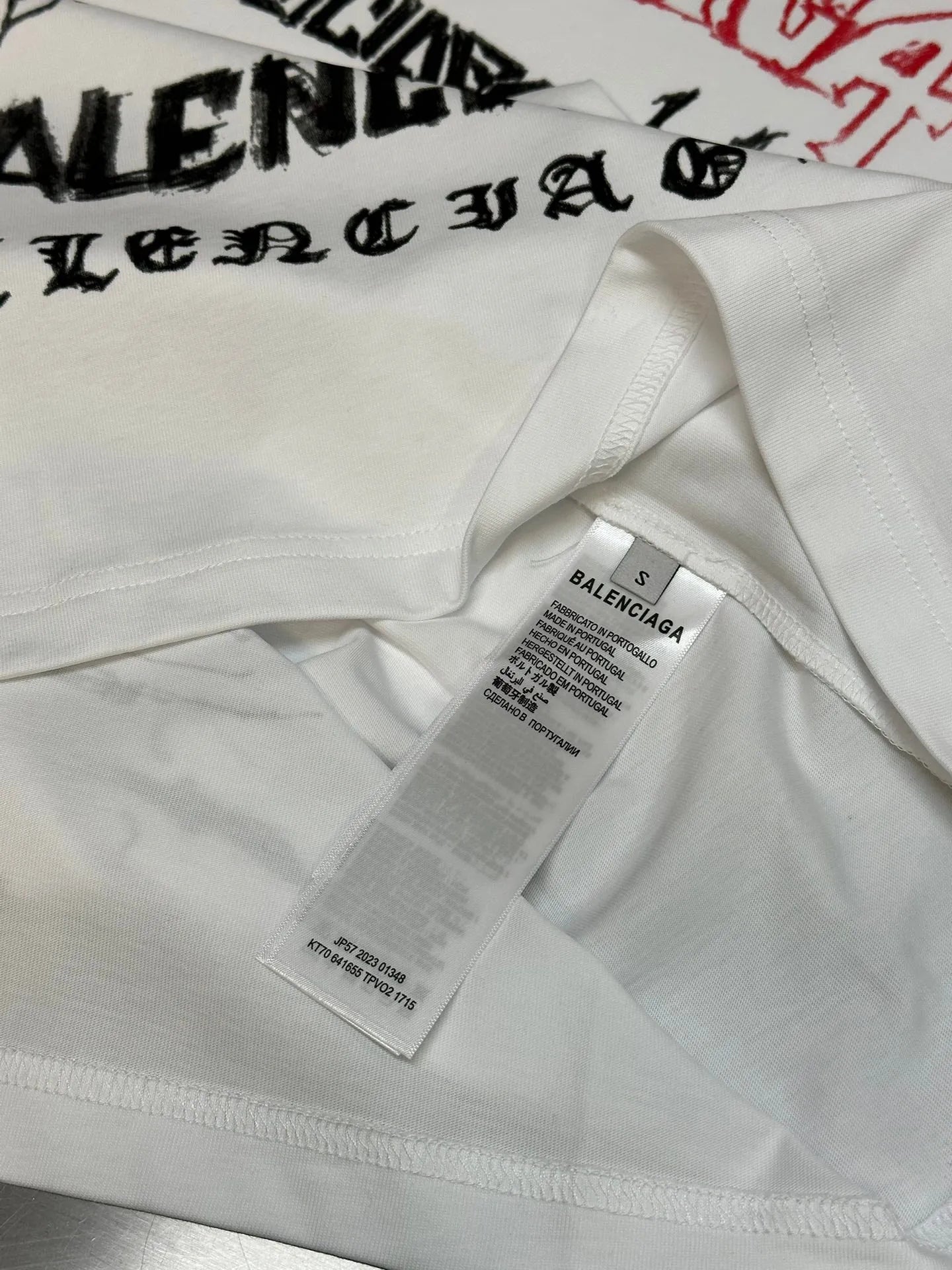 BALENCIAGA DIY METAL T-SHIRT WHITE-Drip Store Argentina