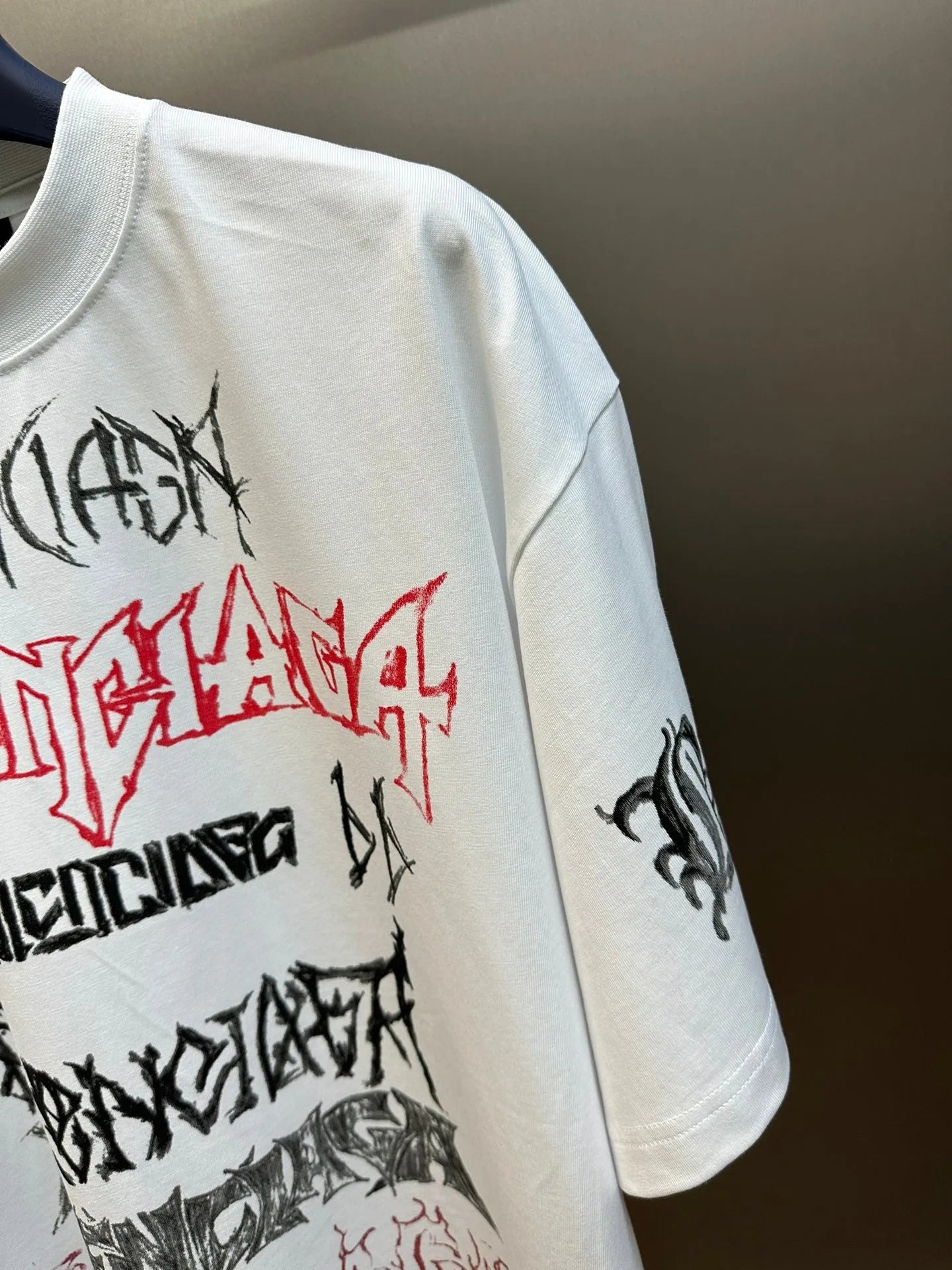 BALENCIAGA DIY METAL T-SHIRT WHITE-Drip Store Argentina