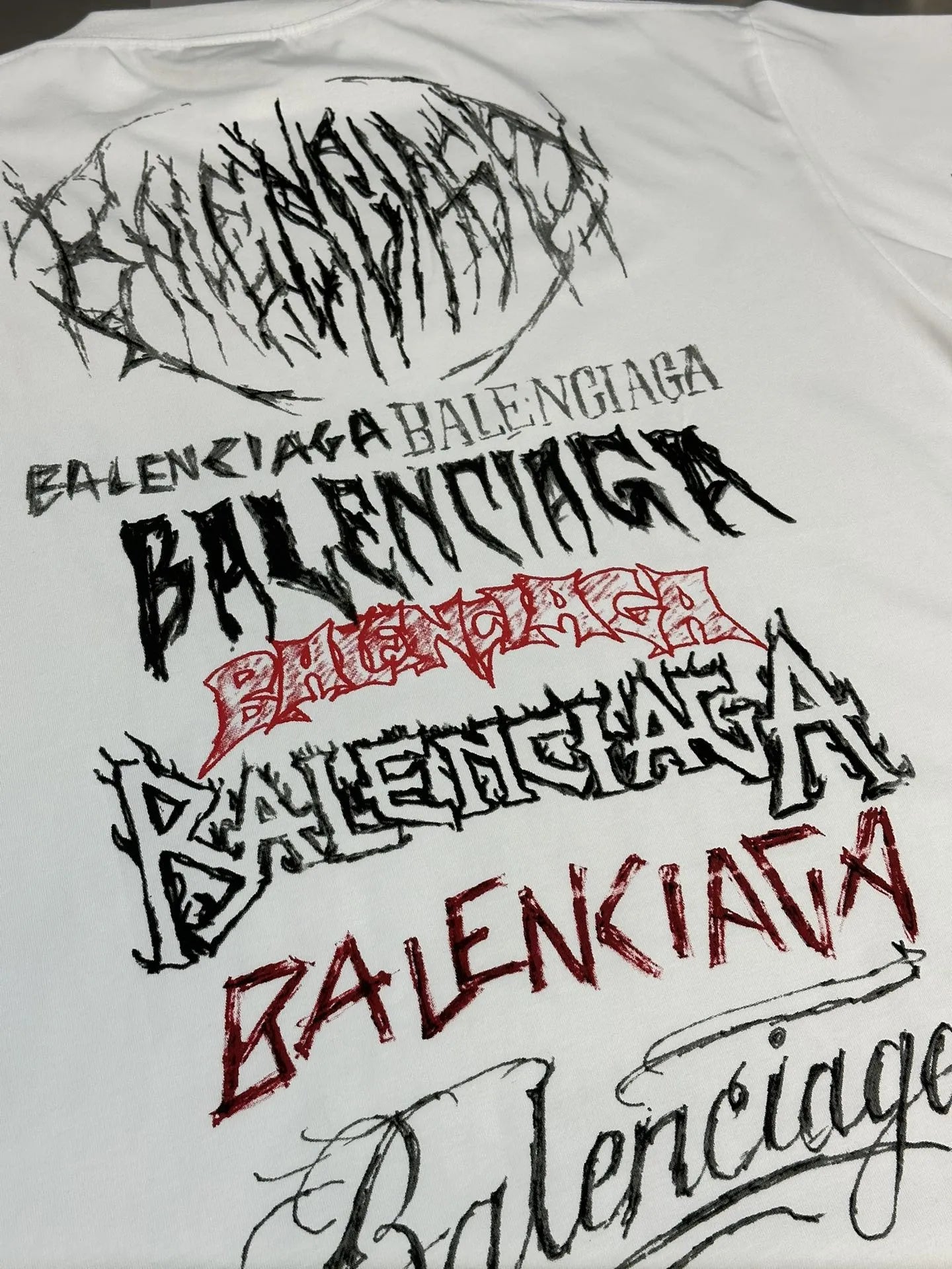 BALENCIAGA DIY METAL T-SHIRT WHITE-Drip Store Argentina