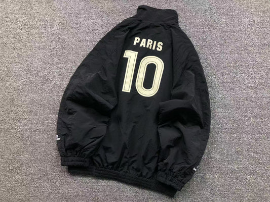 Balenciaga Paris Soccer Jacket Black