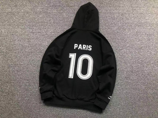 Balenciaga Paris Soccer Zip Up Black