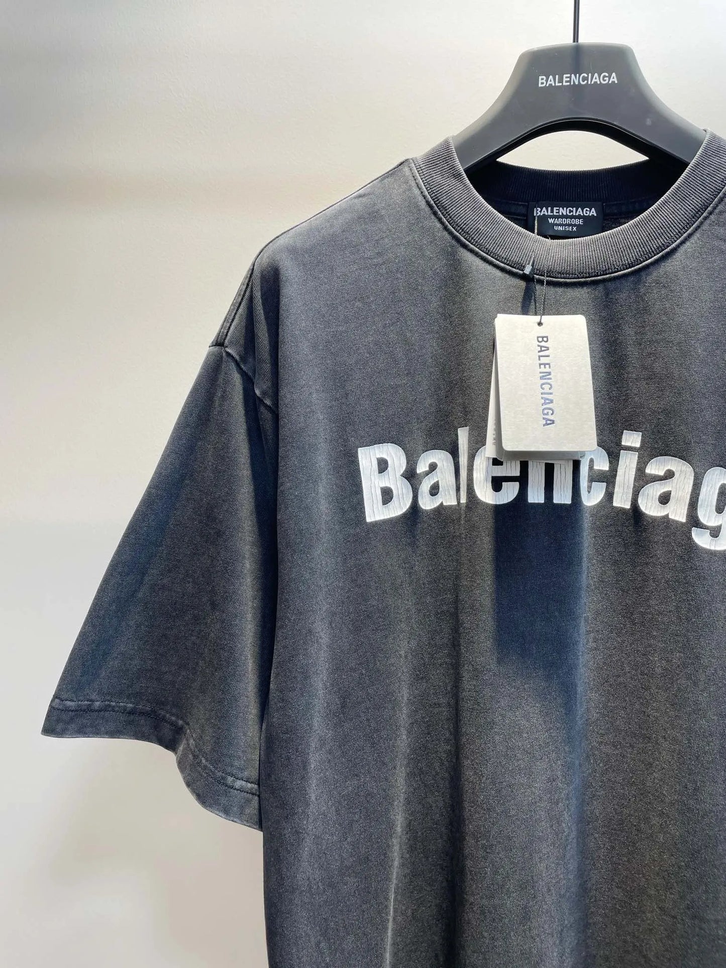 BALENCIAGA PRINTED T-SHIRT BLACK-Drip Store Argentina