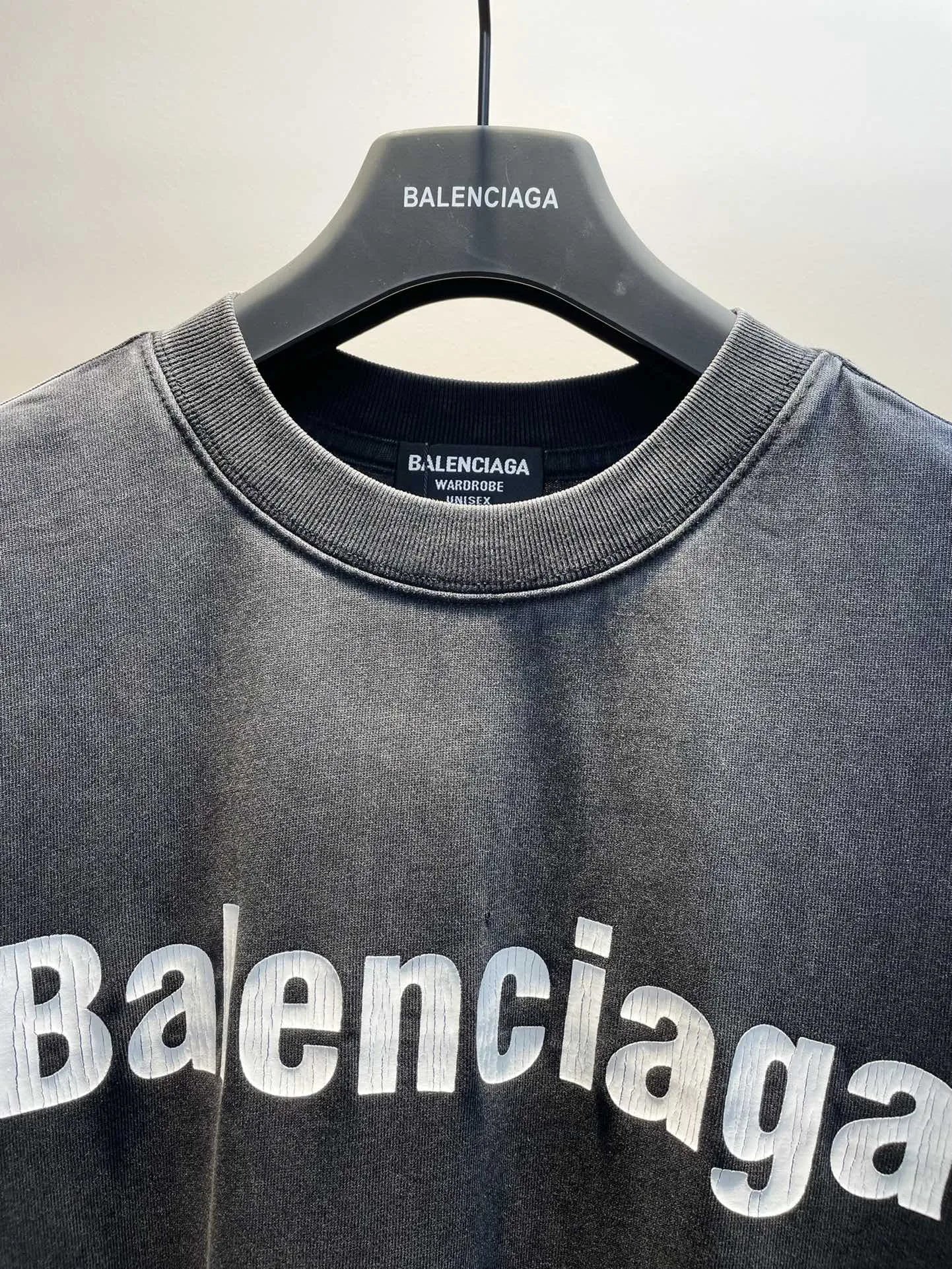 BALENCIAGA PRINTED T-SHIRT BLACK-Drip Store Argentina