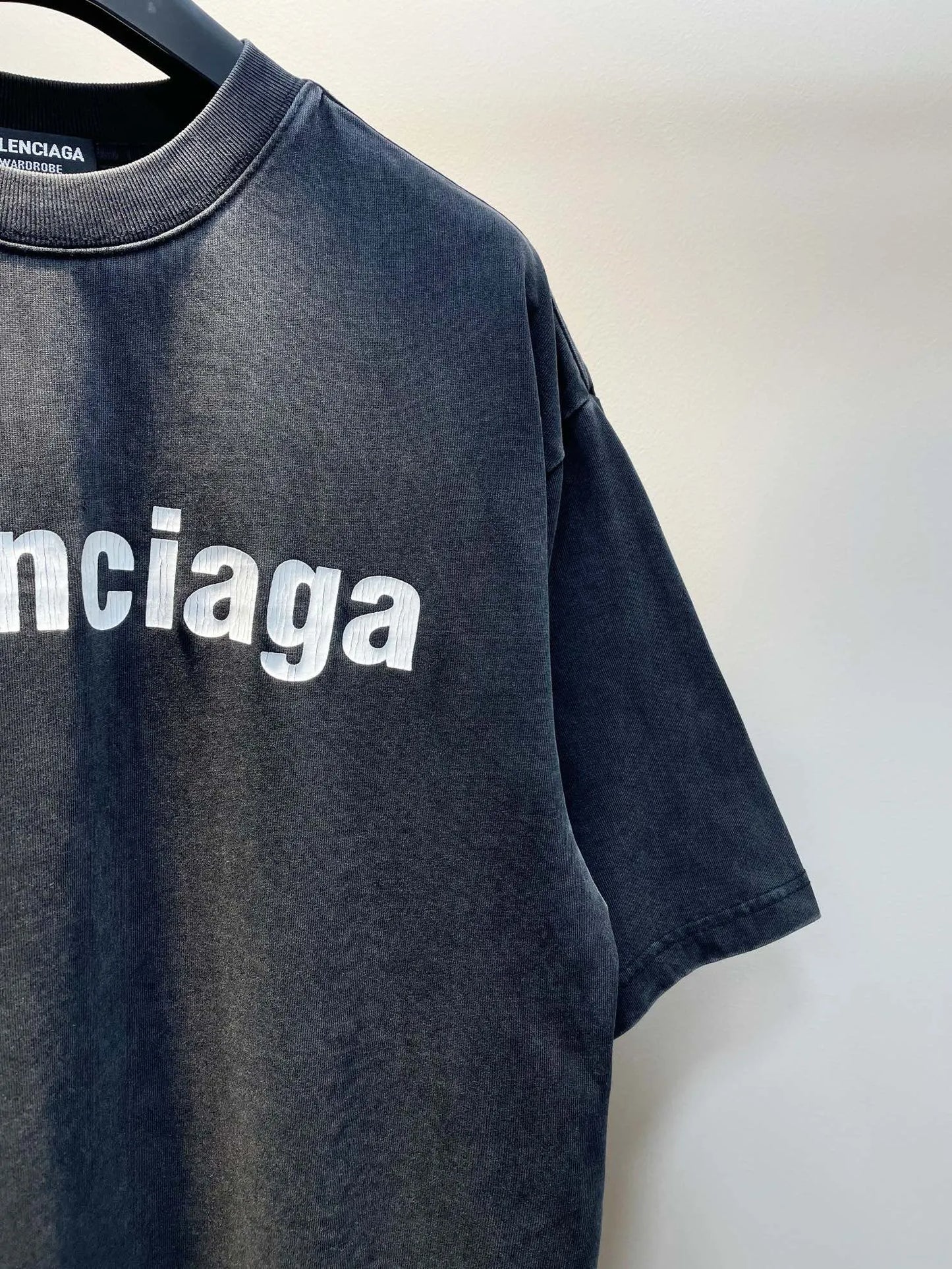 BALENCIAGA PRINTED T-SHIRT BLACK-Drip Store Argentina
