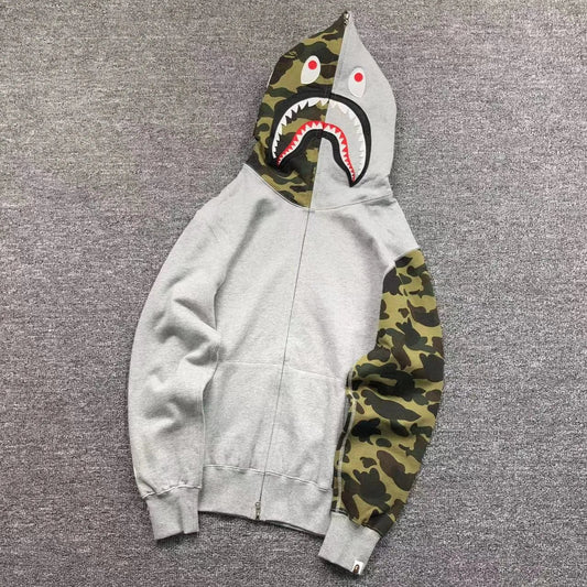 bape-1st-camo-shark-full-zip-hoodie-grey-Drip Store Argentina
