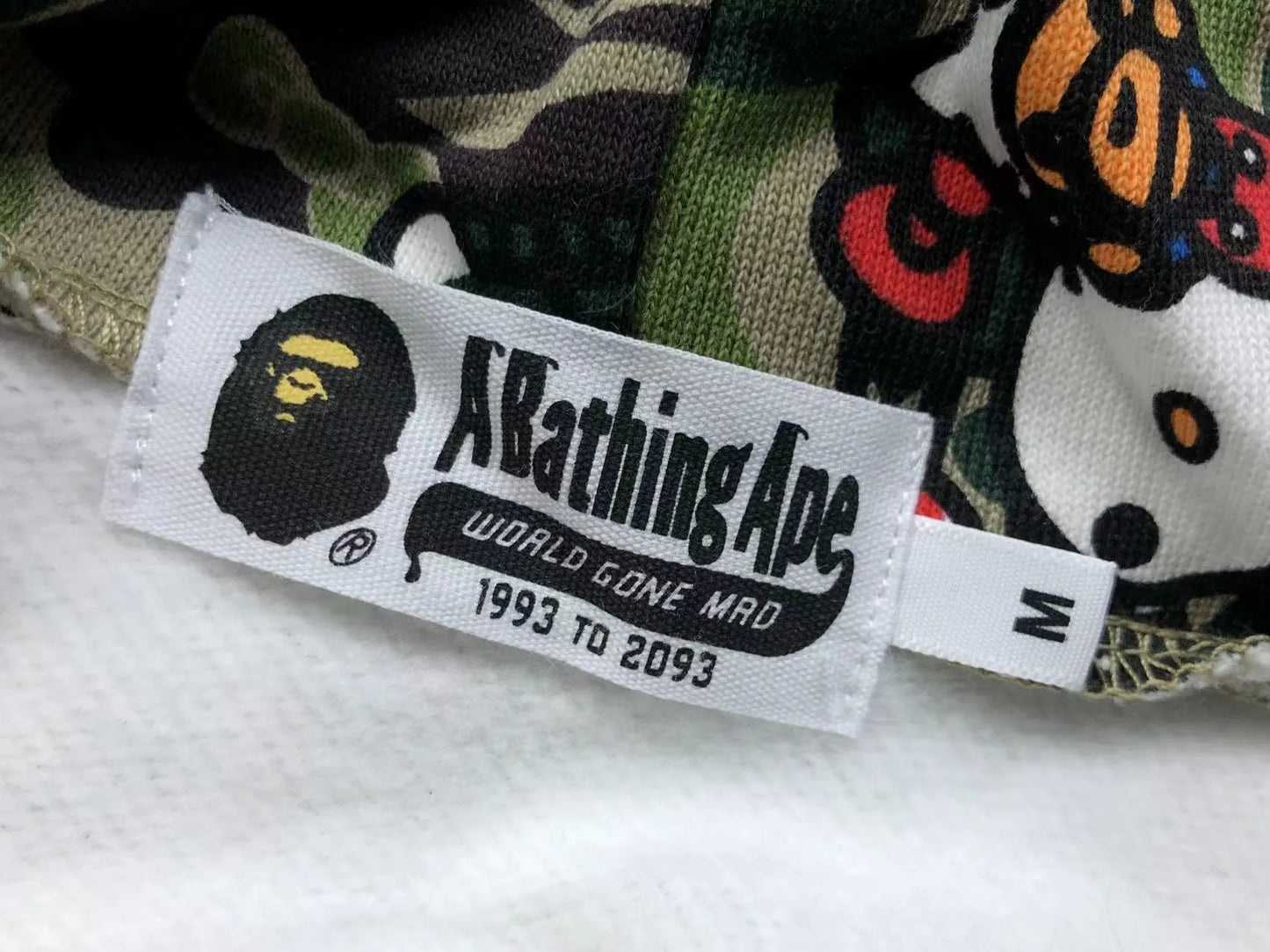 BAPE ABC CAMO HELLO KITTY SHARK FULL ZIP HOODIE GREEN-Drip Store Argentina